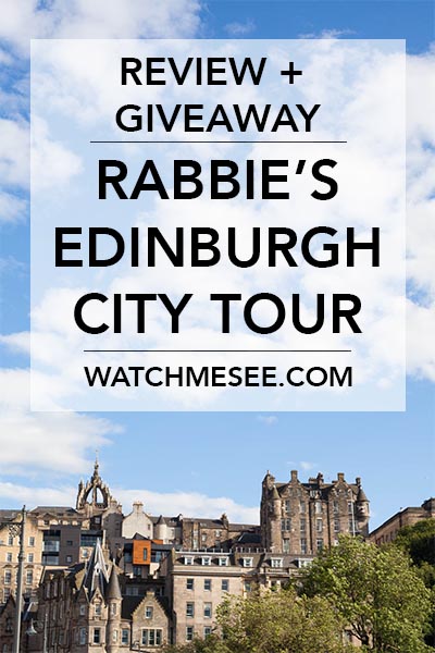 Read what I thought about Rabbie's brand-new Edinburgh City Tour and WIN two tickets to try it yourself!
