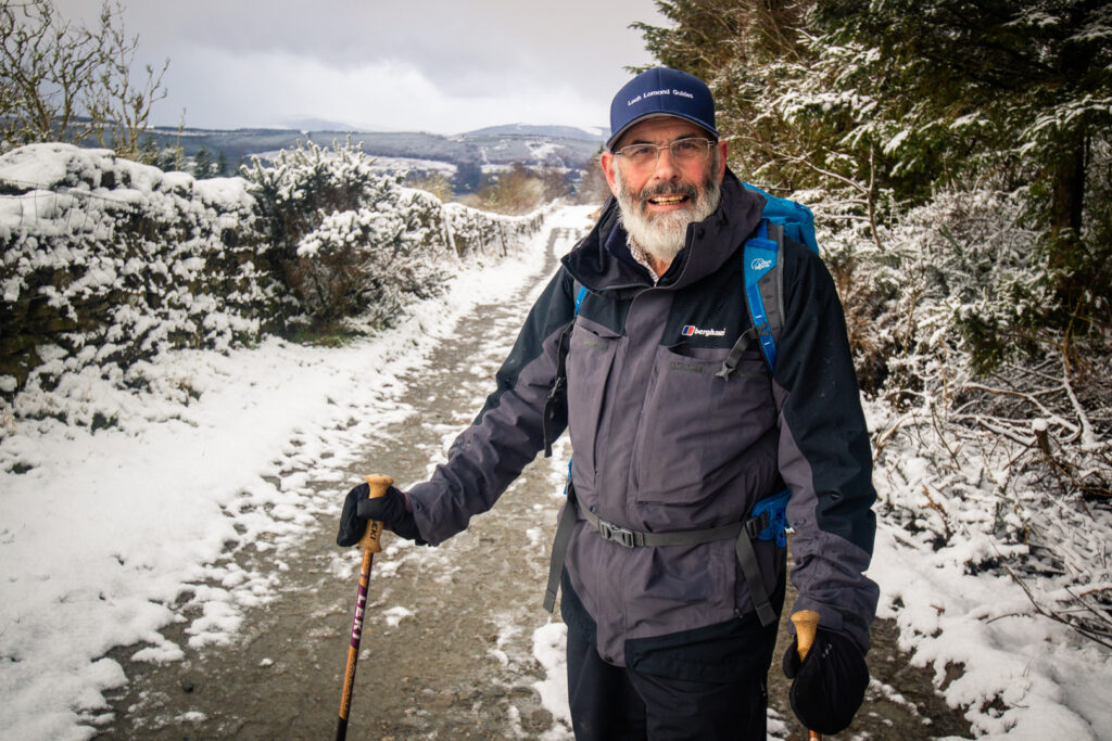 Hiking with John Urquhart of Loch Lomond Guides