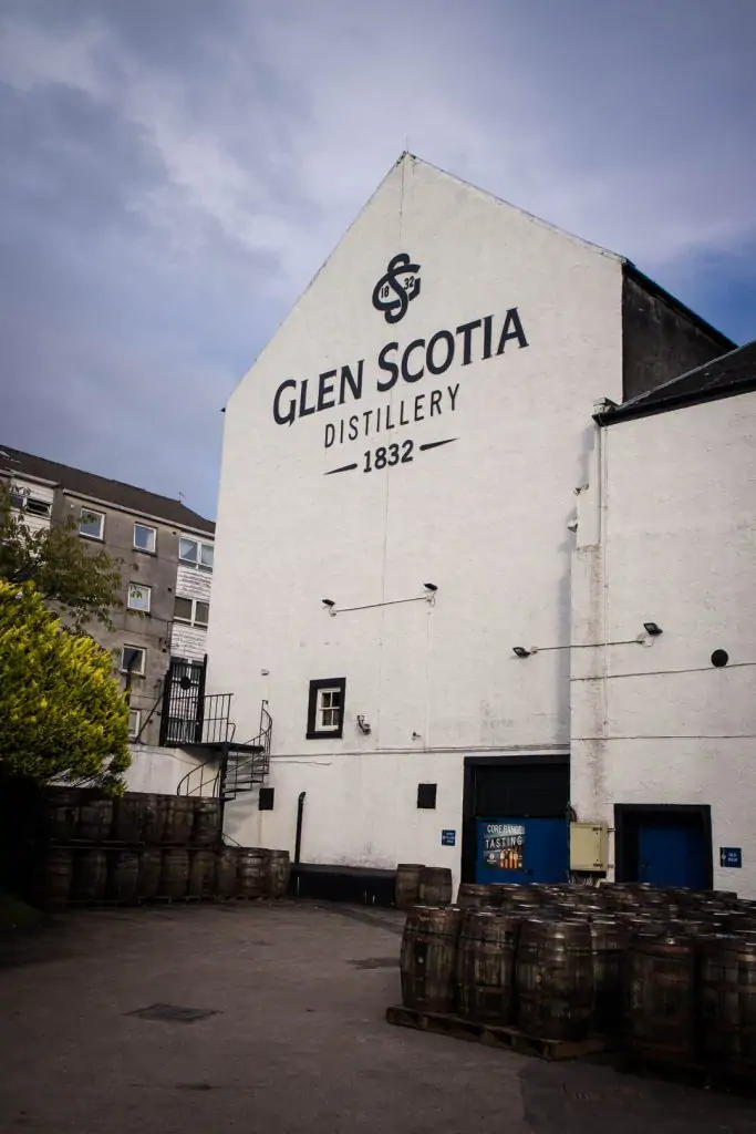 Glen Scotia whisky distillery in Campbeltown