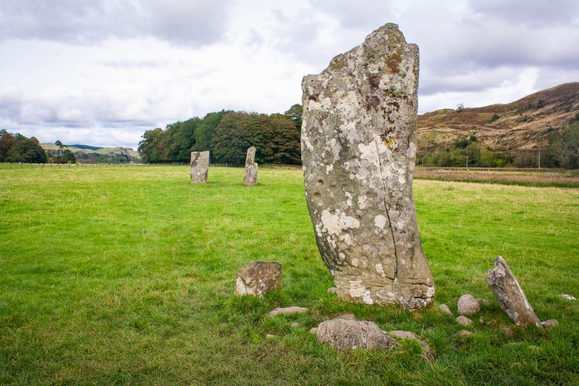 Standing stones at Kilmartin Glen