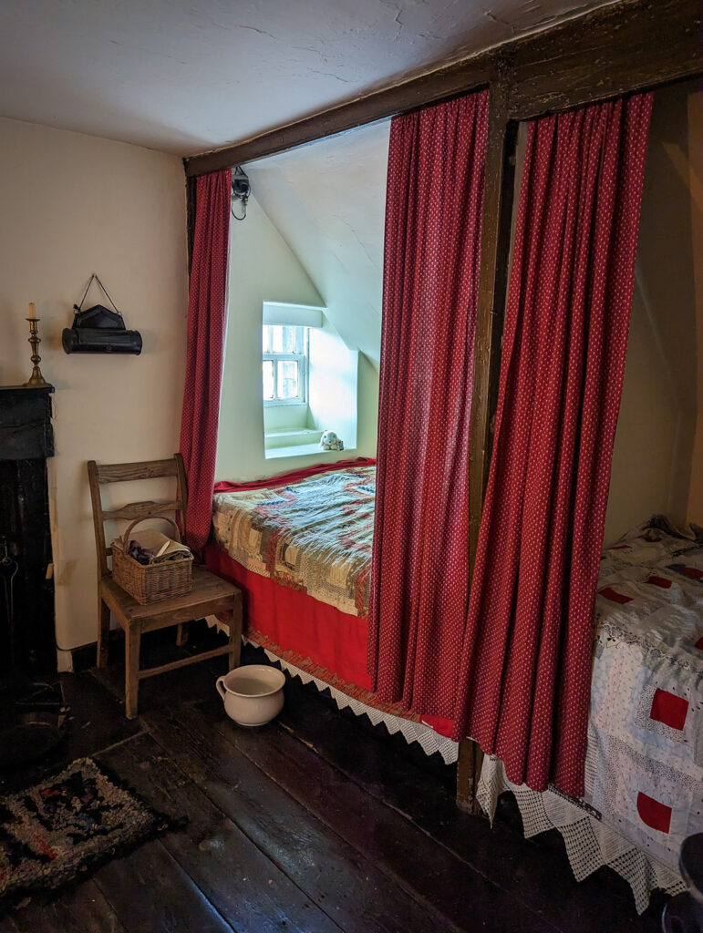 bedroom at Andrew Carnegie Birthplace Museum