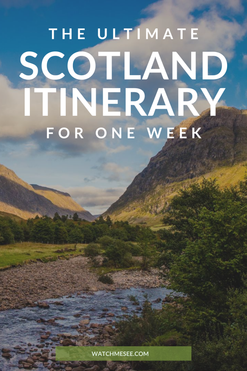 This 8-day Scotland itinerary includes all the bucket-list worthy highlights of Scotland, tons of practical advice, a map + a FREE e-book!