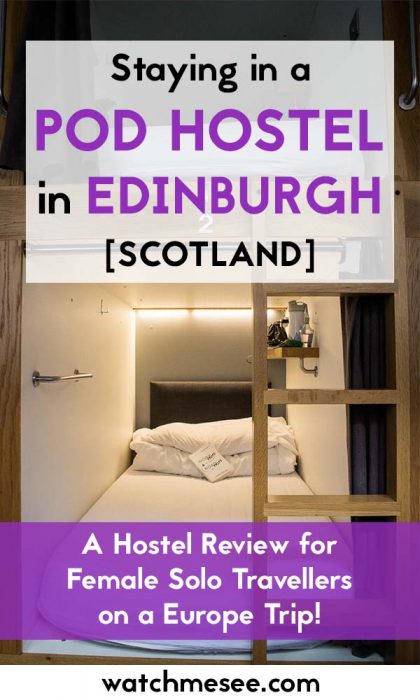 Looking for a perfect hostel for your next solo trip to Scotland? Look no further than the CoDE pod hostel Edinburgh - a modern boutiqe hostel with heart!