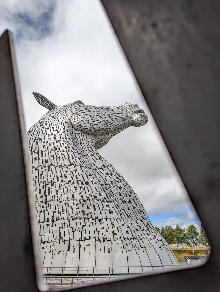 The Kelpies from the inside