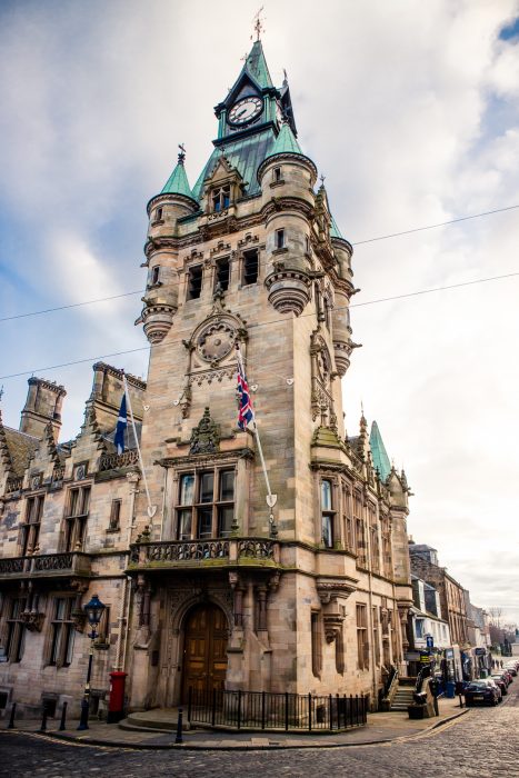The City Chambers in Dunfermline.