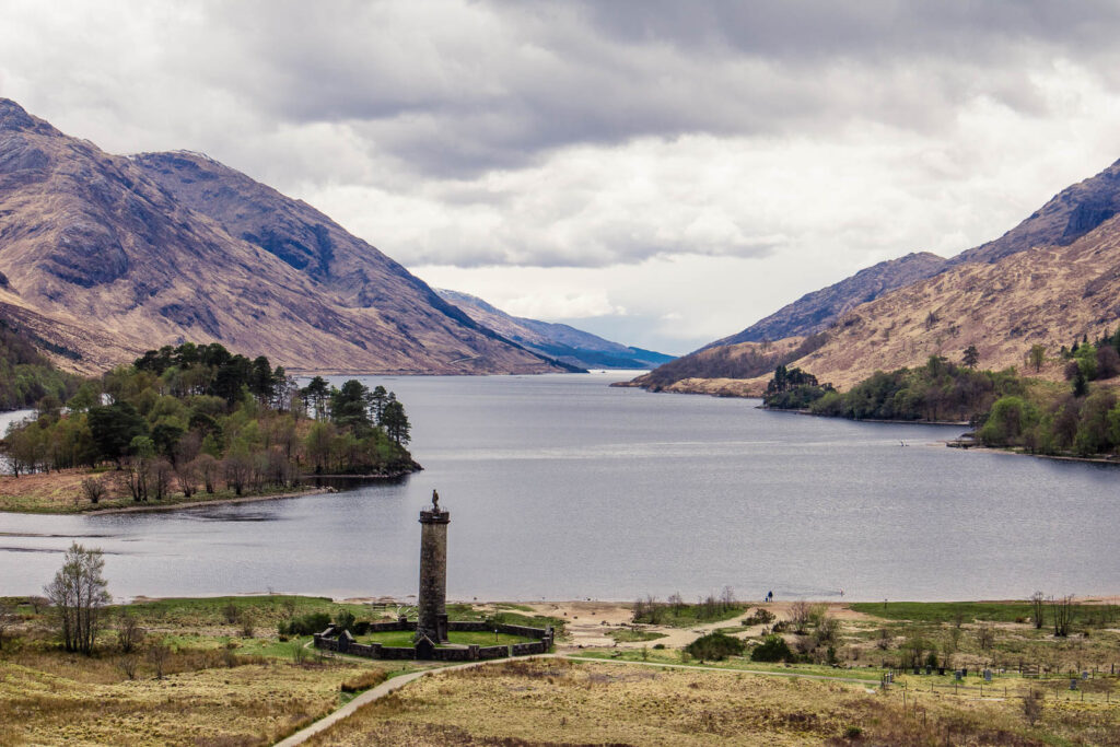 Glenfinnan Monument on the Road to the Isles