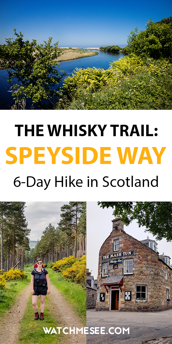 A thorough hiking guide to walking the Speyside Way in Scotland incl. day-to-day route description, suggested B&Bs, a packing list & tips for the trail!