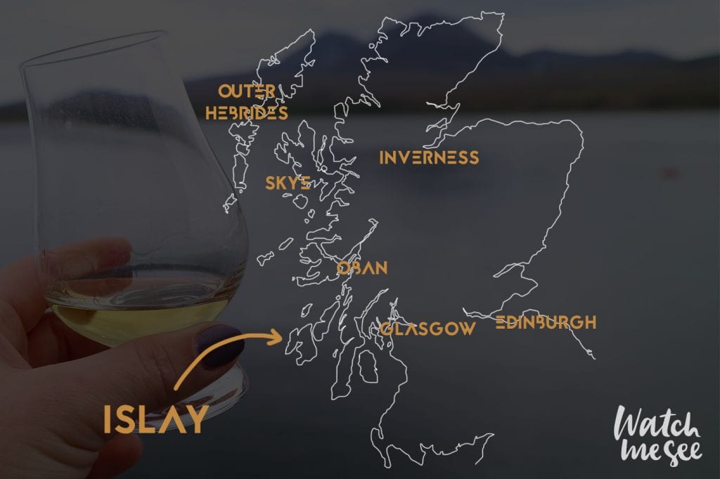 Islay Map Scotland