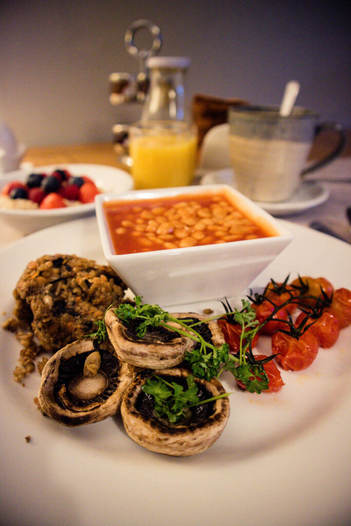 Vegan Scottish Breakfast at Parkhead House B&B