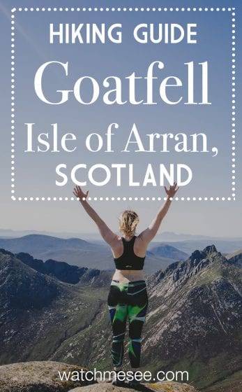 Don't let a sunny day on the Scottish west coast go to waste by spending it in the office. Try a day trip to Arran and hiking up Goatfell instead!