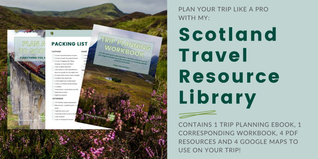 plan a trip to scotland