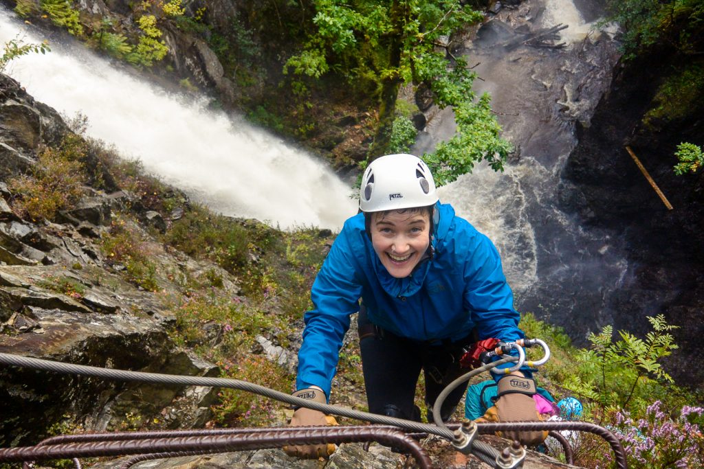 Climbing the ONLY Via Ferrata in Scotland Watch Me See