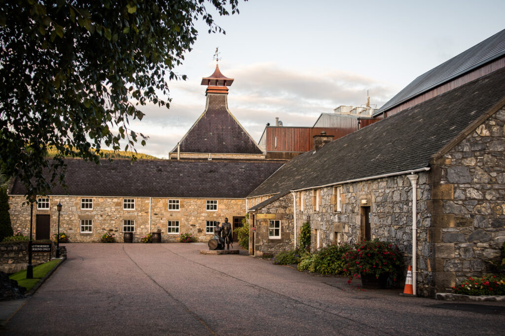 Glenfiddich Distillery on the Whisky Walking Tour in Dufftown, Speyside