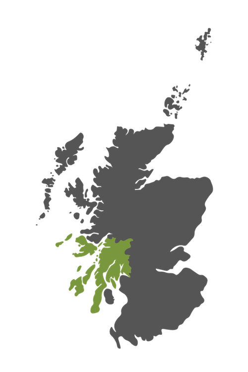 argyll map scotland