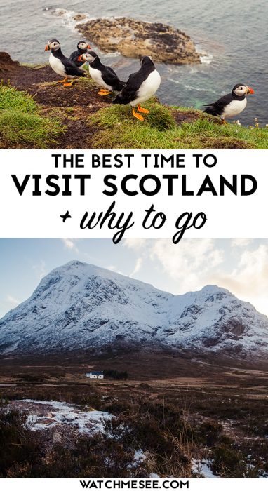 Each season in Scotland has benefits & downsides. Spring, summer, autumn or winter - what really is the best time to visit Scotland?