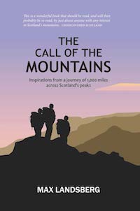 book cover of the call of the mountains by max landsberg