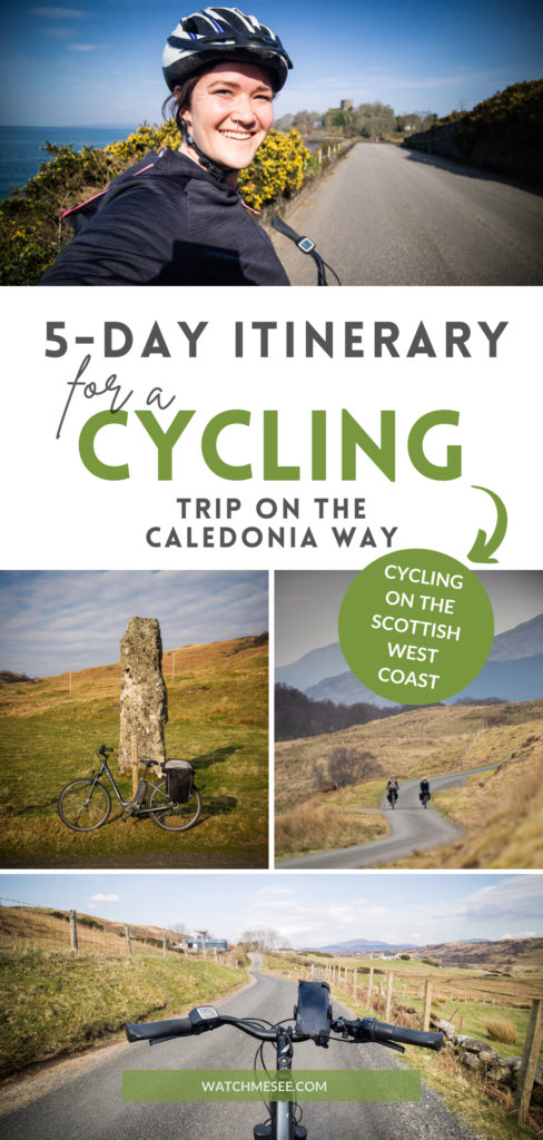 cycling in scotland on the caledonia way