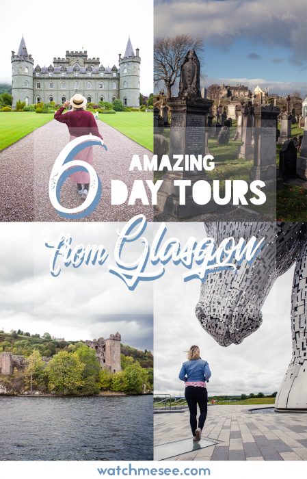 Not sure which of the many guided day tours from Glasgow is the right for you? This guide to my favourite day tours will help you decide - from the shores of Loch Ness to the history of Culzean Castle, from the bustling harbour town Oban to the wonder of the Kelpies; there is a one-day Scotland itinerary for everyone!