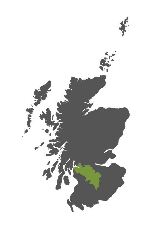 glasgow map scotland