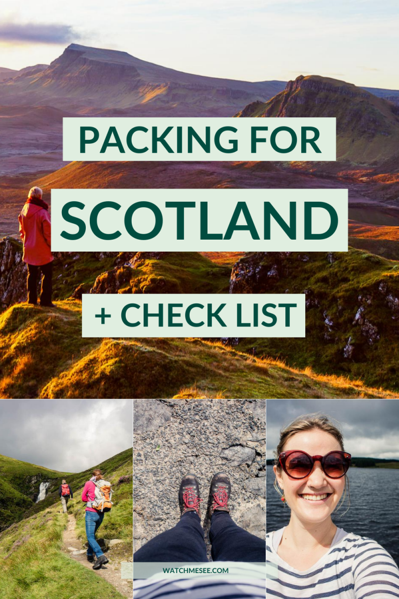 Find out what to wear in Scotland in every season, must have's on your packing list and my ultimate packing list for Scotland.