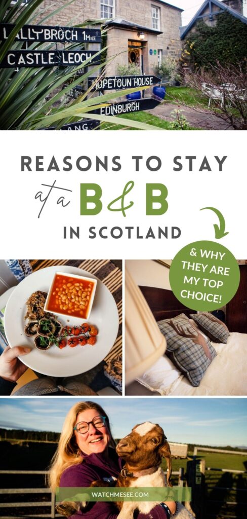 What is it like to stay at a bed and breakfast in Scotland? Let me bust some myths and find out why I love staying at B&Bs!