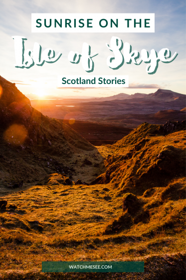 Wonder where to see the most beautiful sunrise on Skye? Find out in this immersive travel story about a sunrise on the Scottish Isle of Skye.