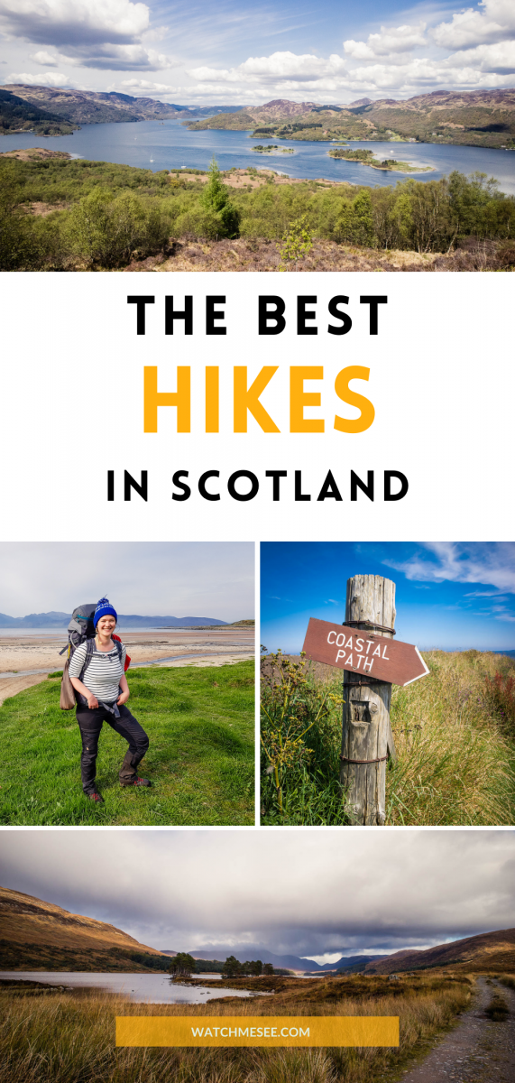 Scotland is a hiker's paradise! Click here for a guide to some of the best hikes in Scotland from the peaks of the Scottish Highlands to coastal trail, waterfall valleys and rolling hills.