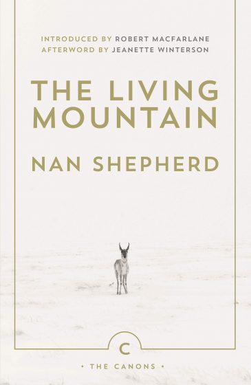 book cover of the living mountain nan shepherd